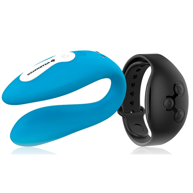 WearWatch Stimulateur Dual Pleasure Bleu
